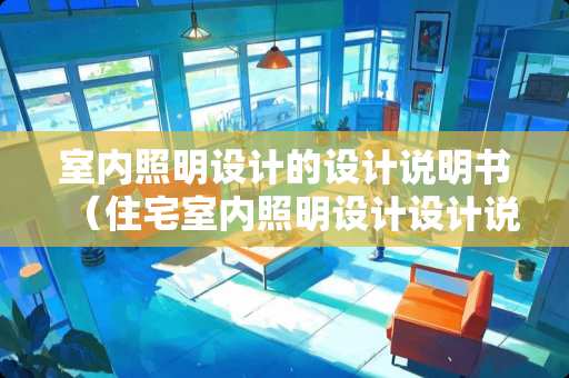 室内照明设计的设计说明书（住宅室内照明设计设计说明）