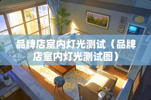 品牌店室内灯光测试（品牌店室内灯光测试图）