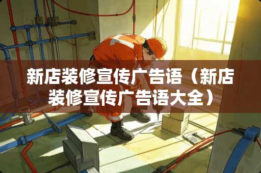 新店装修宣传广告语（新店装修宣传广告语大全）