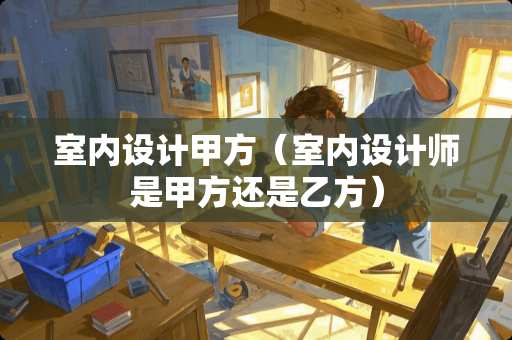 室内设计甲方（室内设计师是甲方还是乙方）