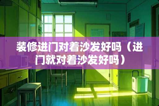 装修进门对着沙发好吗（进门就对着沙发好吗）