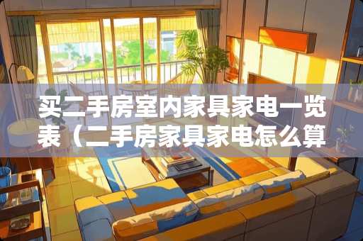 买二手房室内家具家电一览表（二手房家具家电怎么算钱）