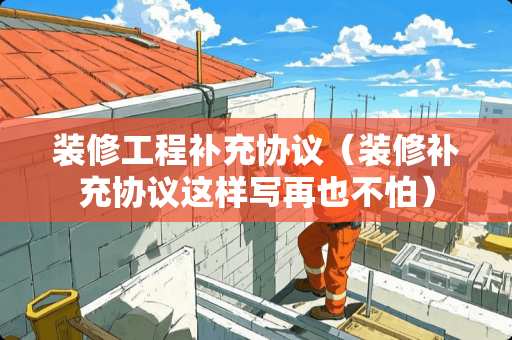 装修工程补充协议（装修补充协议这样写再也不怕）