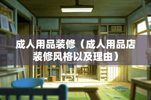 成人用品装修（成人用品店装修风格以及理由）
