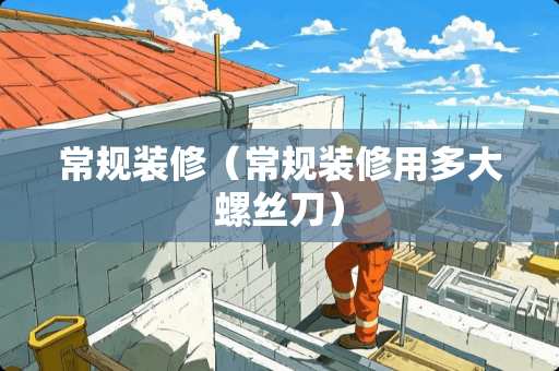 常规装修（常规装修用多大螺丝刀）