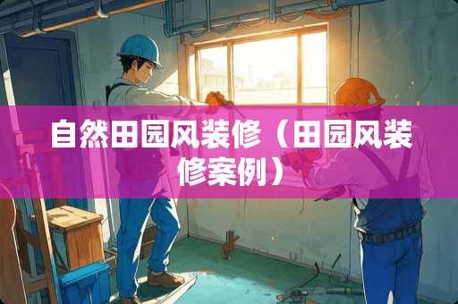 自然田园风装修（田园风装修案例）