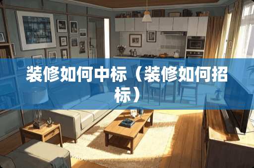 装修如何中标（装修如何招标）