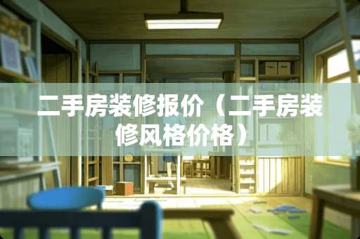 二手房装修报价（二手房装修风格价格）