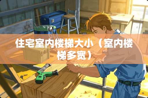住宅室内楼梯大小（室内楼梯多宽）