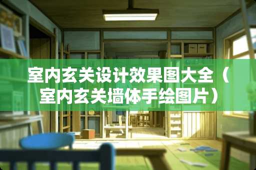 室内玄关设计效果图大全（室内玄关墙体手绘图片）
