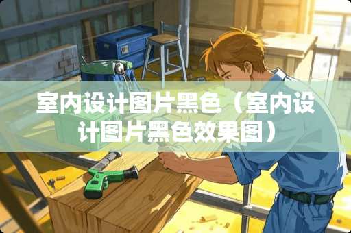 室内设计图片黑色（室内设计图片黑色效果图）