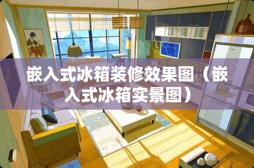 嵌入式冰箱装修效果图（嵌入式冰箱实景图）