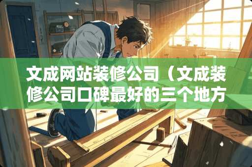 文成网站装修公司（文成装修公司口碑最好的三个地方）