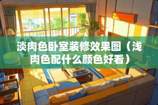 淡肉色卧室装修效果图（浅肉色配什么颜色好看）