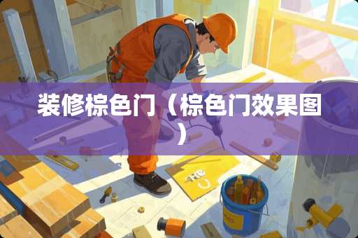 装修棕色门（棕色门效果图）