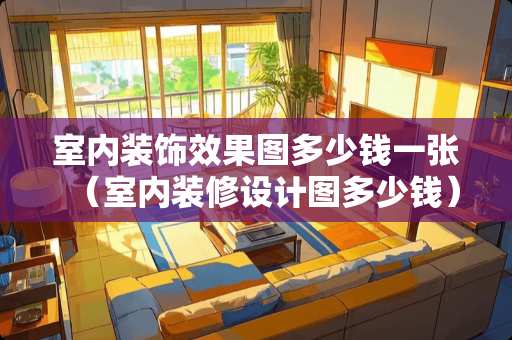 室内装饰效果图多少钱一张（室内装修设计图多少钱）