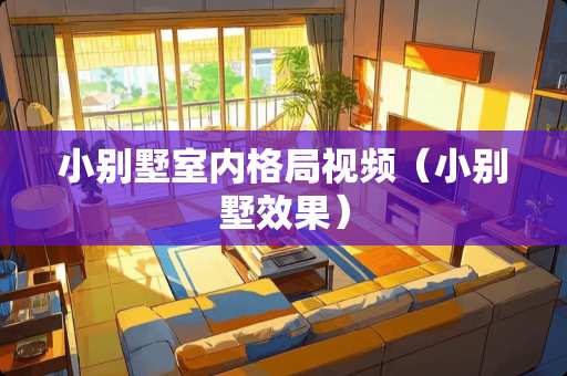 小别墅室内格局视频（小别墅效果）