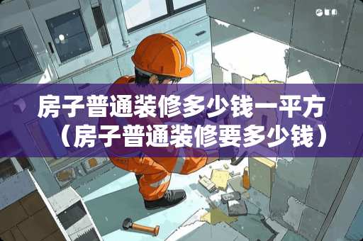 房子普通装修多少钱一平方（房子普通装修要多少钱）