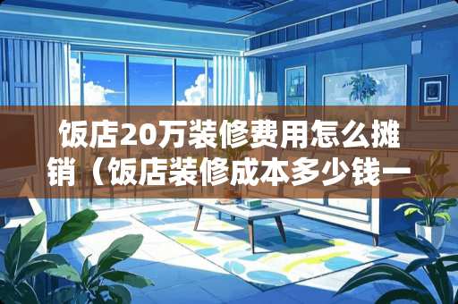 饭店20万装修费用怎么摊销（饭店装修成本多少钱一平米）