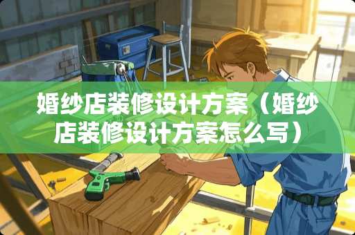 婚纱店装修设计方案（婚纱店装修设计方案怎么写）