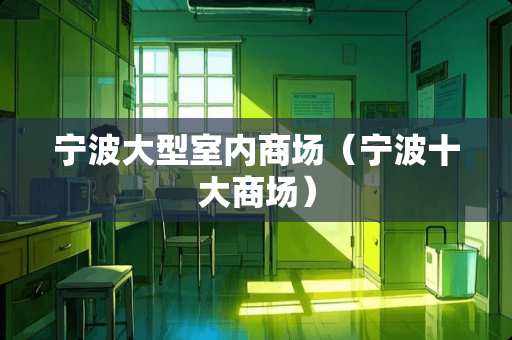 宁波大型室内商场（宁波十大商场）