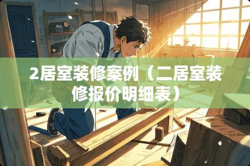 2居室装修案例（二居室装修报价明细表）