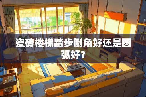 瓷砖楼梯踏步倒角好还是圆弧好？