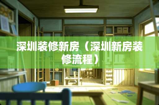 深圳装修新房（深圳新房装修流程）