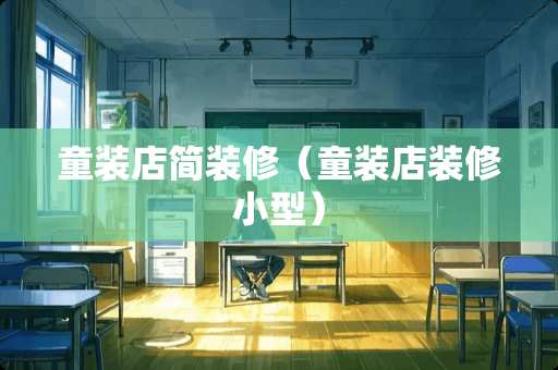 童装店简装修（童装店装修小型）