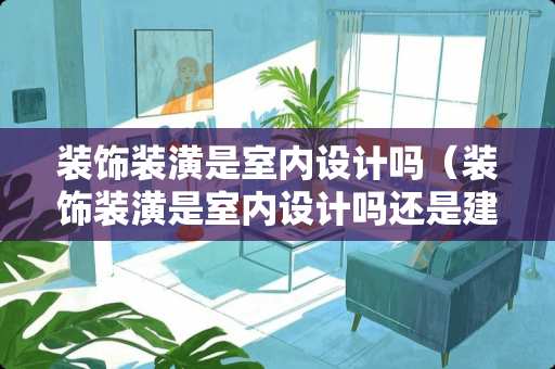 装饰装潢是室内设计吗（装饰装潢是室内设计吗还是建筑）