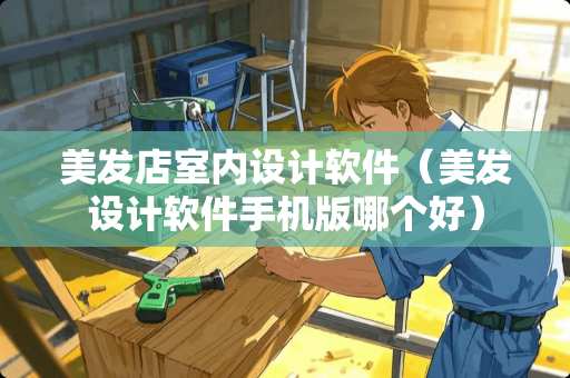美发店室内设计软件（美发设计软件手机版哪个好）