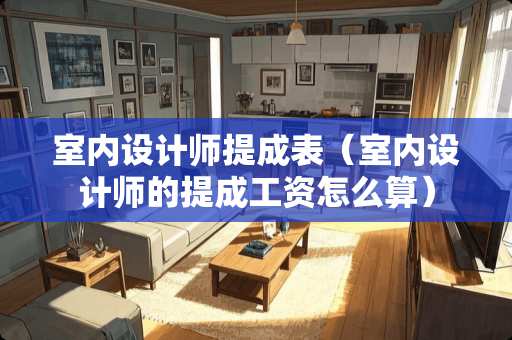 室内设计师提成表（室内设计师的提成工资怎么算）