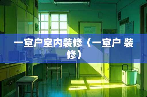 一室户室内装修（一室户 装修）
