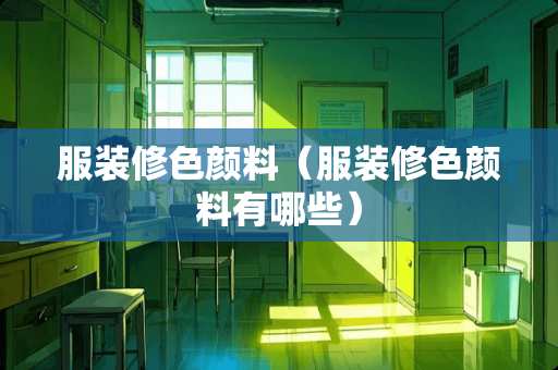 服装修色颜料（服装修色颜料有哪些）
