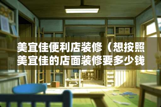 美宜佳便利店装修（想按照美宜佳的店面装修要多少钱）