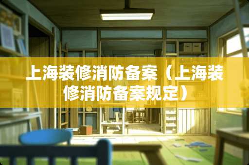 上海装修消防备案（上海装修消防备案规定）