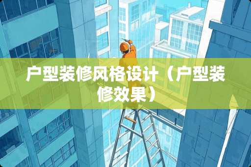 户型装修风格设计（户型装修效果）