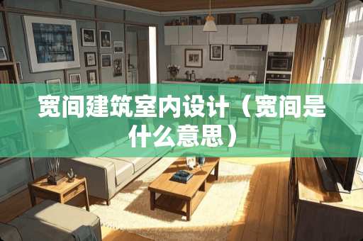 宽间建筑室内设计（宽间是什么意思）