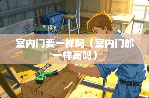 室内门要一样吗（室内门都一样高吗）