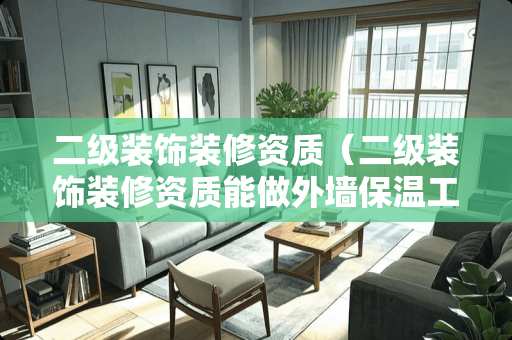 二级装饰装修资质（二级装饰装修资质能做外墙保温工程吗）