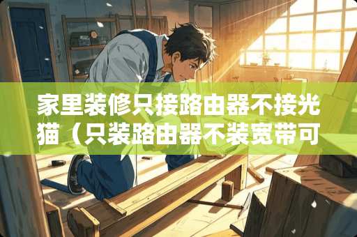 家里装修只接路由器不接光猫（只装路由器不装宽带可以吗）