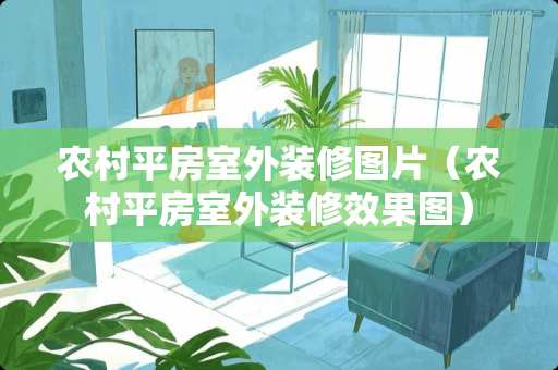 农村平房室外装修图片（农村平房室外装修效果图）