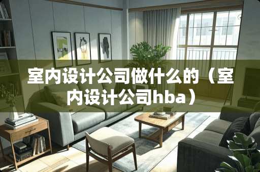 室内设计公司做什么的（室内设计公司hba）