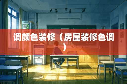 调颜色装修（房屋装修色调）