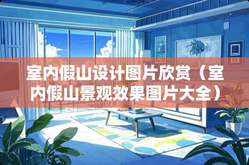 室内假山设计图片欣赏（室内假山景观效果图片大全）