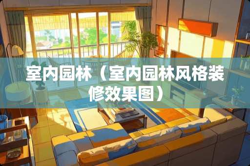 室内园林（室内园林风格装修效果图）