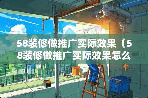 58装修做推广实际效果（58装修做推广实际效果怎么样）
