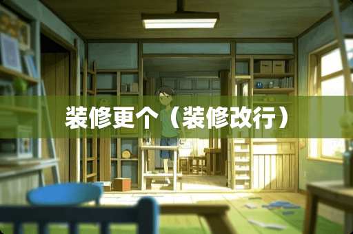 装修更个(装修改行) 装修更个(装修改行)