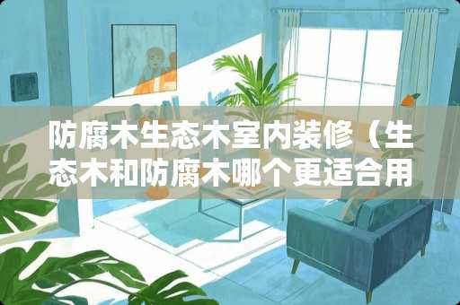 防腐木生态木室内装修（生态木和防腐木哪个更适合用在室外）