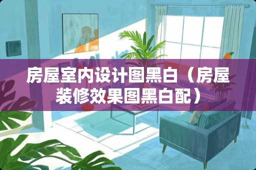 房屋室内设计图黑白（房屋装修效果图黑白配）